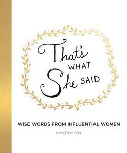 That's What She Said Book