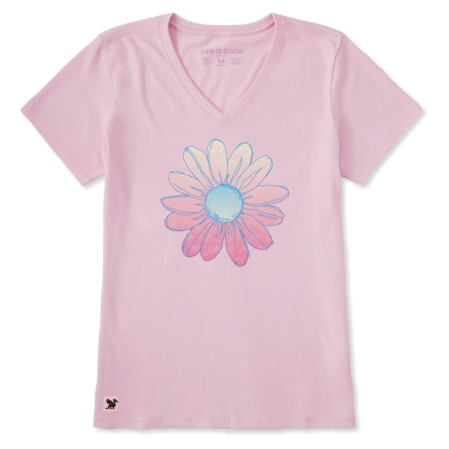 Radiant Gradient Daisy Tee