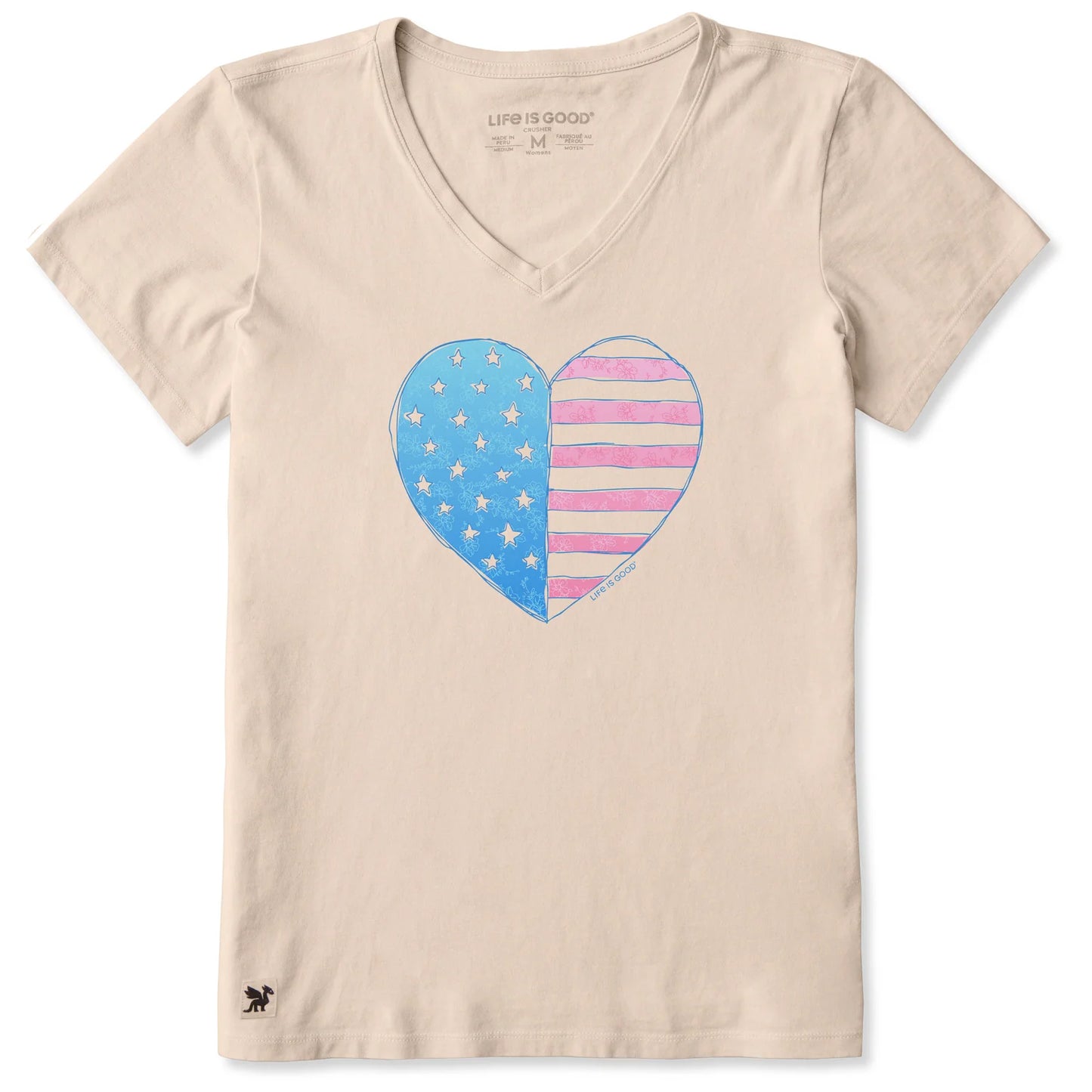 Radiant Americana Heart Tee