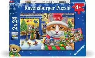 2 x 24 Christmas Kitties