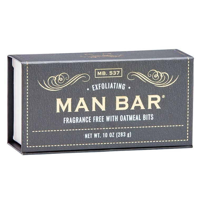 Fragrance Free with Oat Bites Man Bar 10oz.