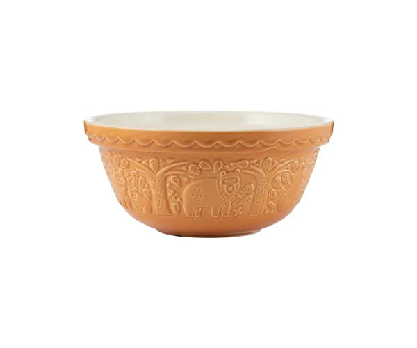 In The Forest S24 Ochre Bear Mixing Bowl 24cm