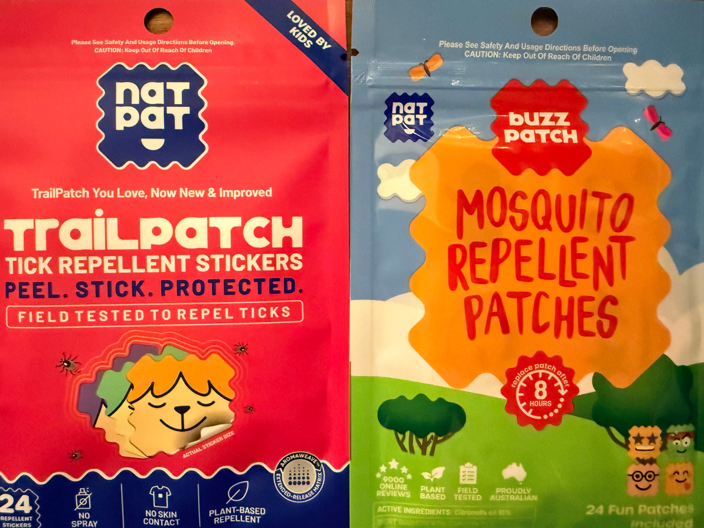Nat Pat Mosquito Patches