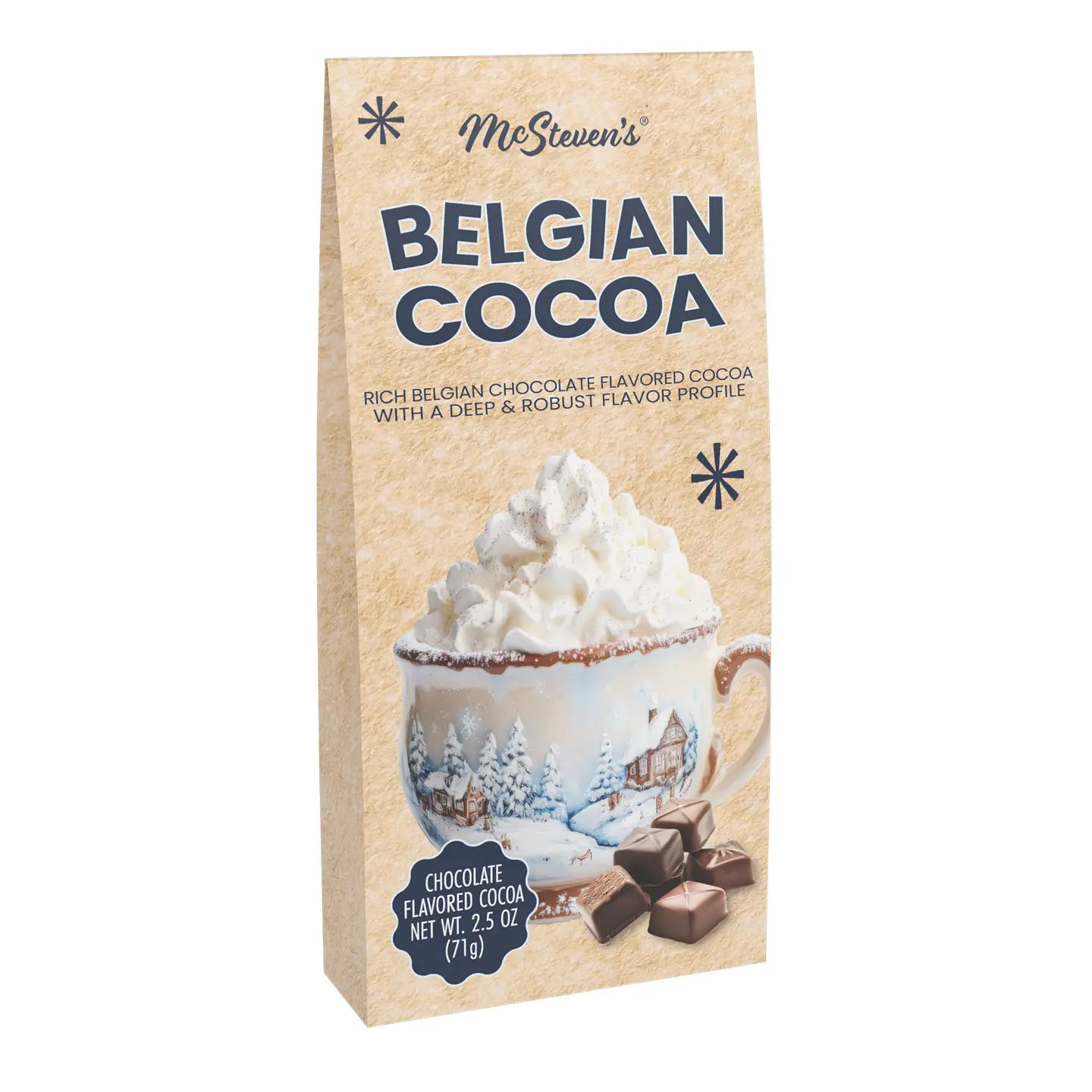 C-26 International Belgian White Hot Choc. (2.5oz Tent Boxes)