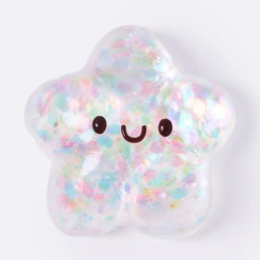 Glitter Bling Squishy Star