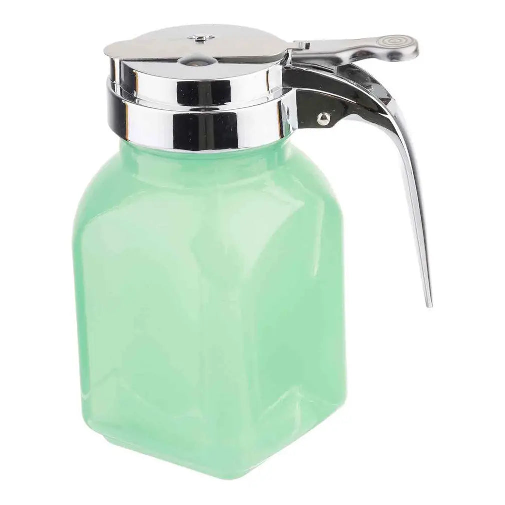 Jadeite Glass Collection Syrup Dispenser 6oz.