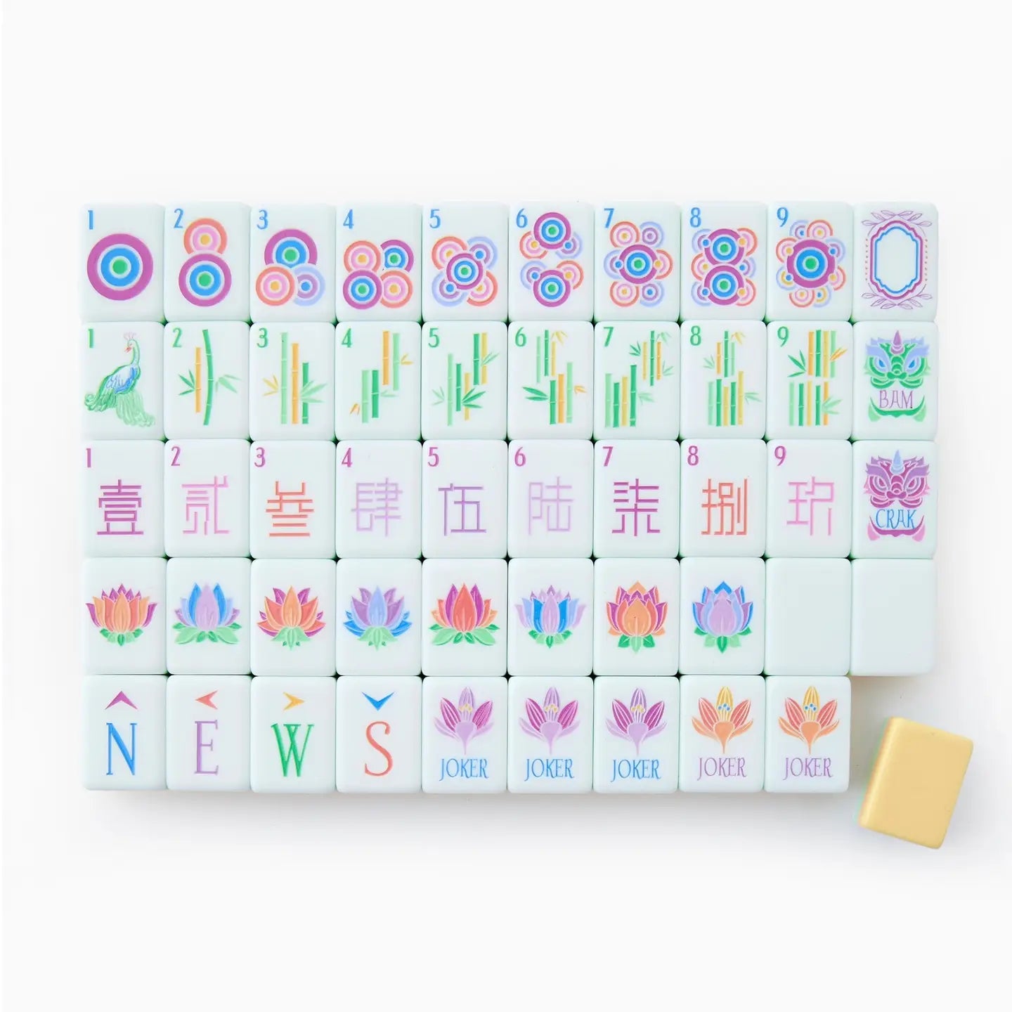Sorbet Mahjong Tile Set