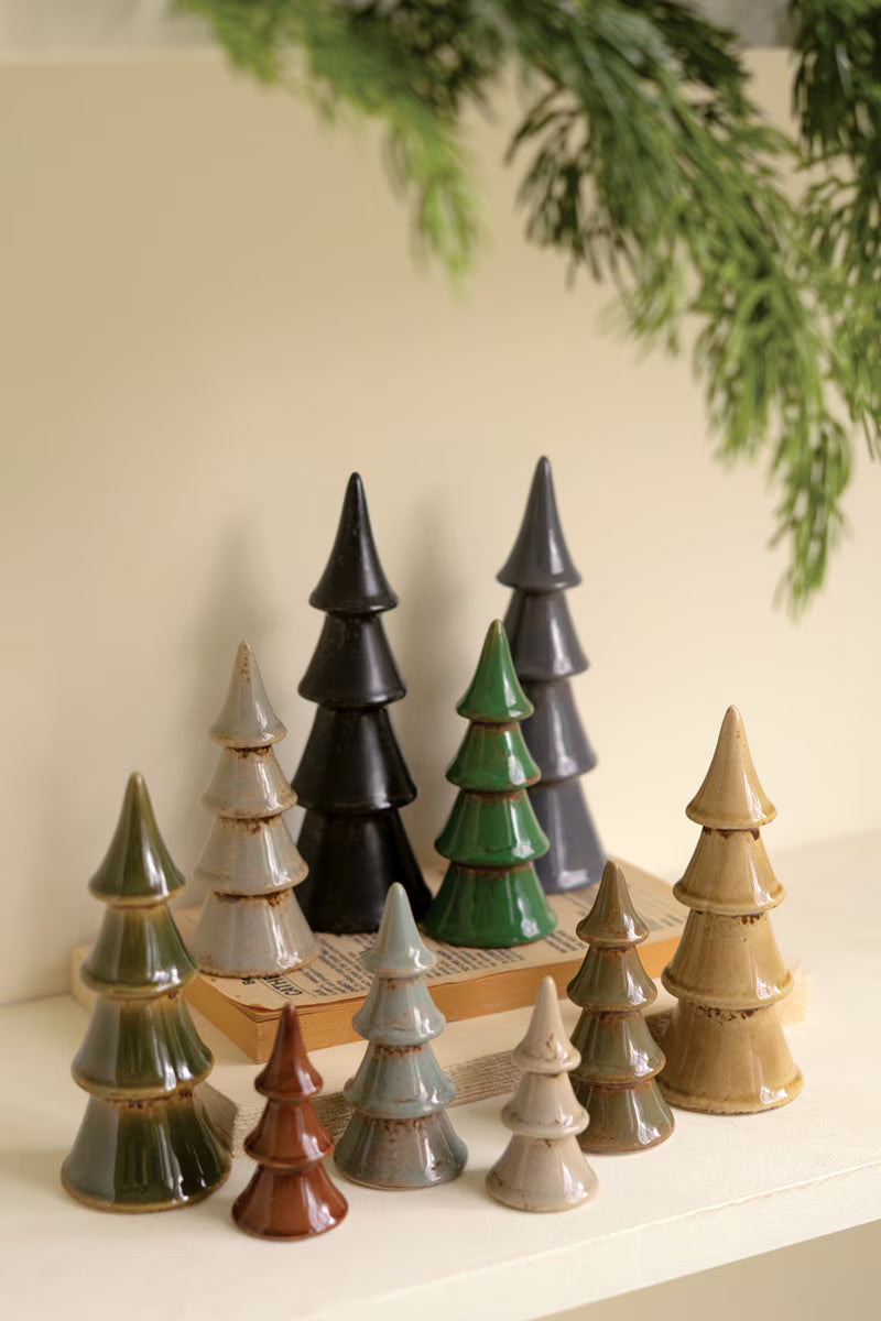 C-26 Ceramic Christmas Trees ( Assorted )