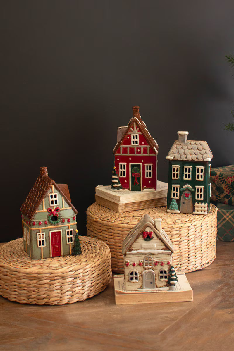 C-26 Ceramic Christmas Village Houses