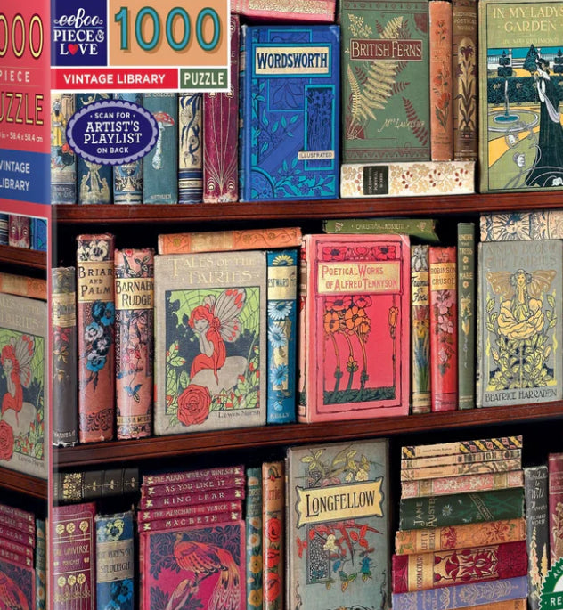 1000 Piece Vintage Library Puzzle