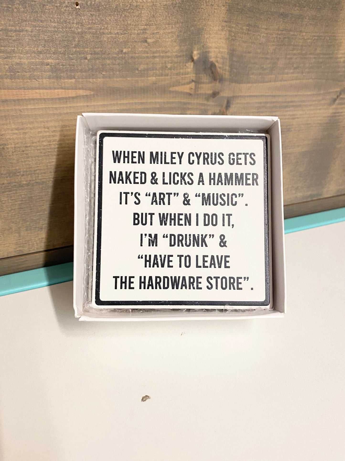 Miley Cyrus Funny Coaster