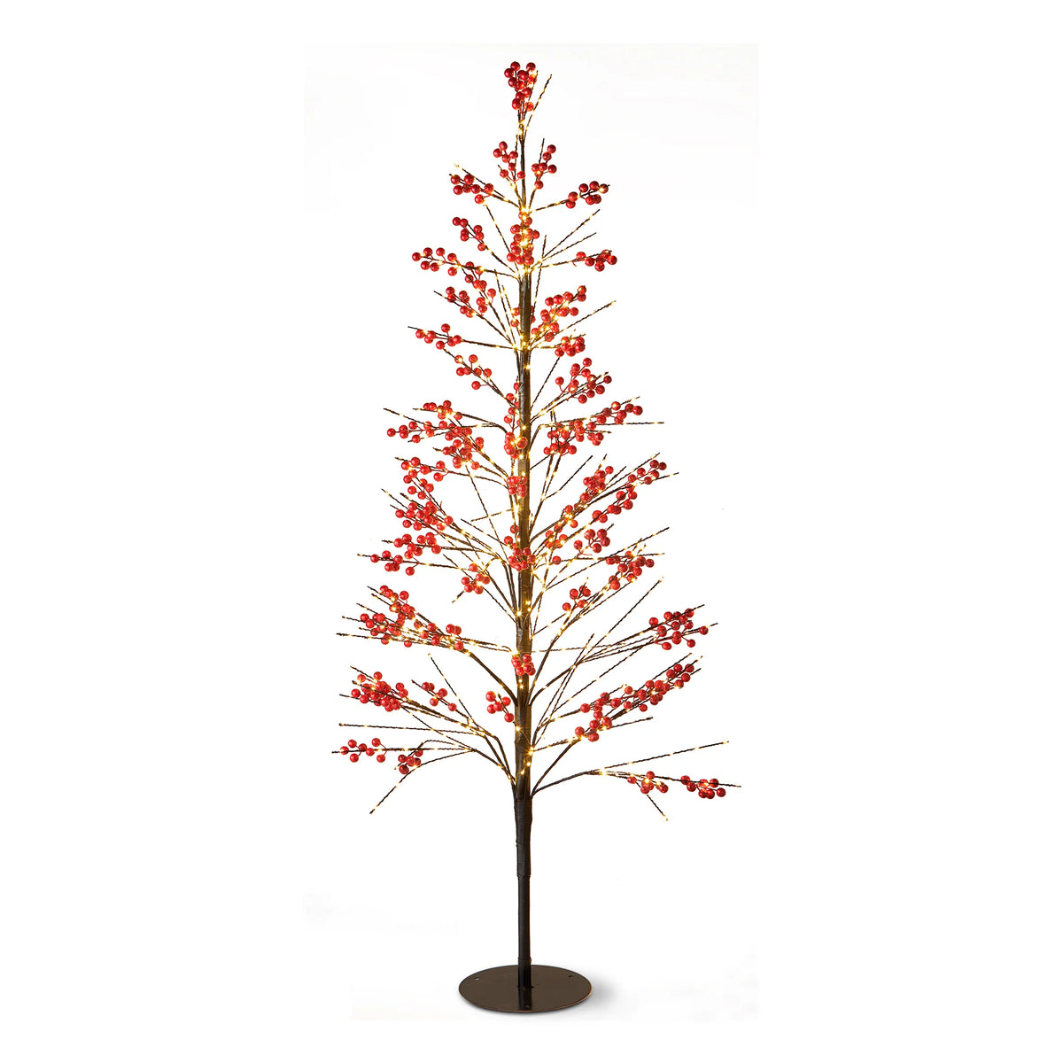 C-26 Red Berry Led Tree ( Assorted )