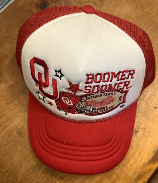 OU Boomer Sooner Layer Patch Hat