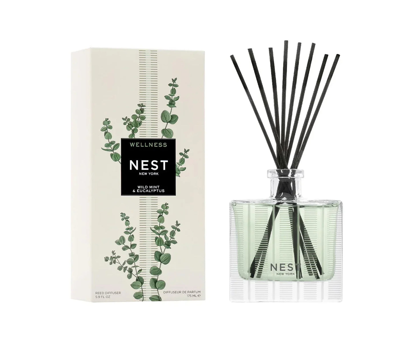 Nest Wild Mint & Eucalyptus Reed Diffuser 5.9 oz. ( NOT SHIPPABLE )