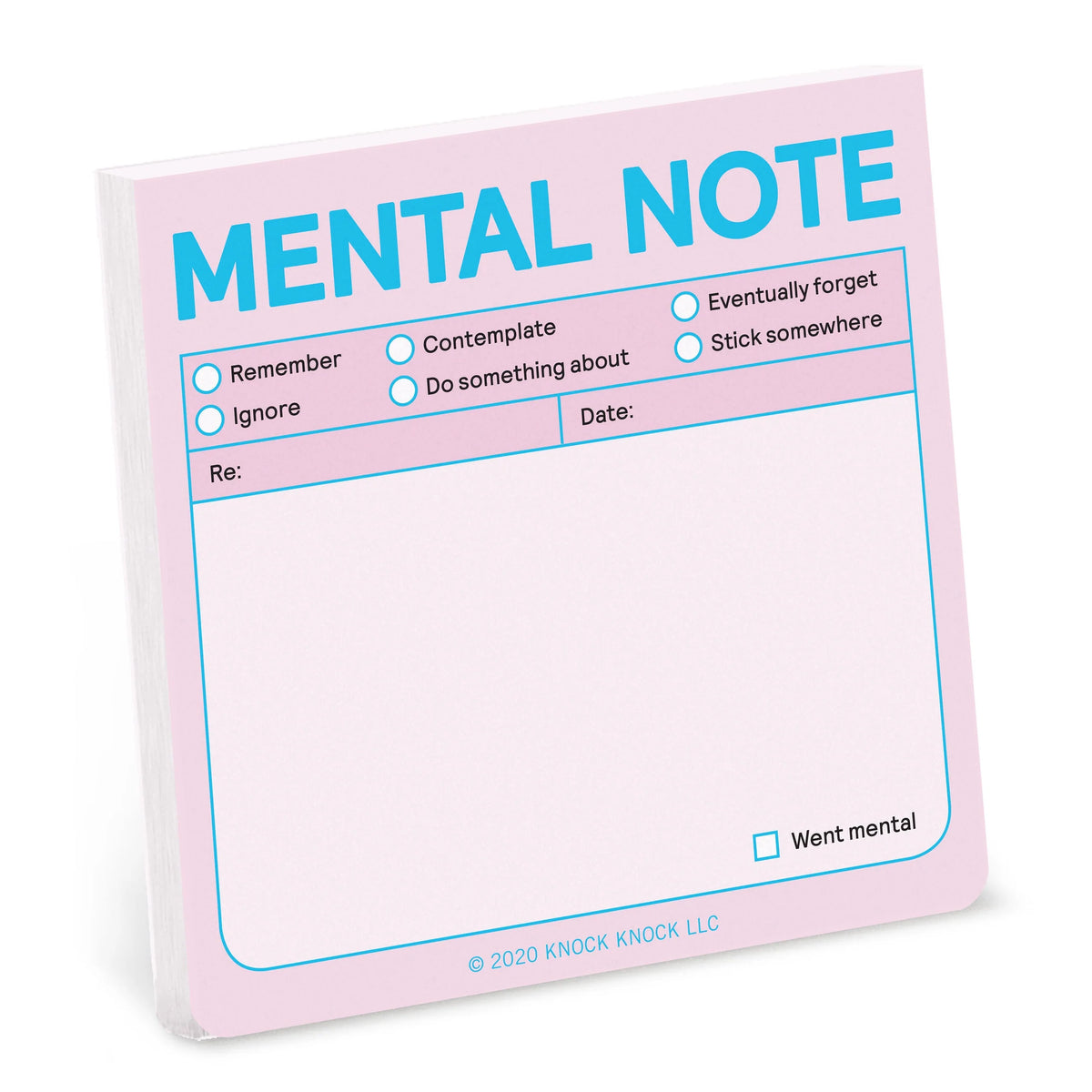 Mental Note Sticky Notes 100 Sheets