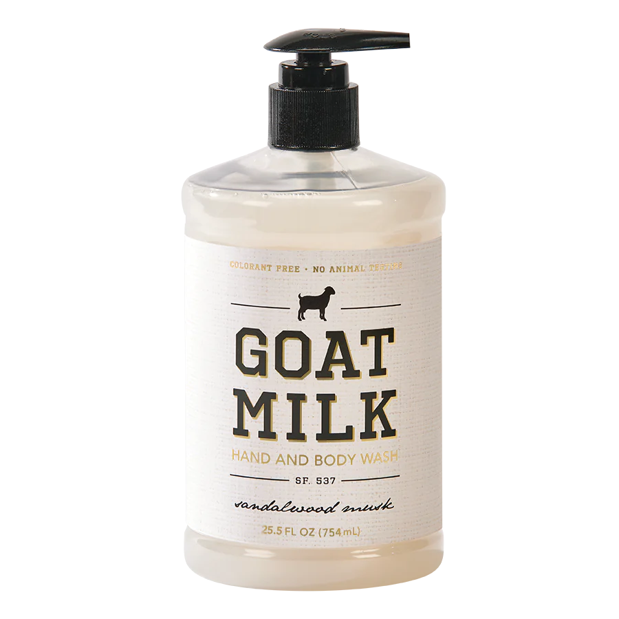 Goat Milk Hand & Body Wash - Sandalwood & Musk 25.5oz