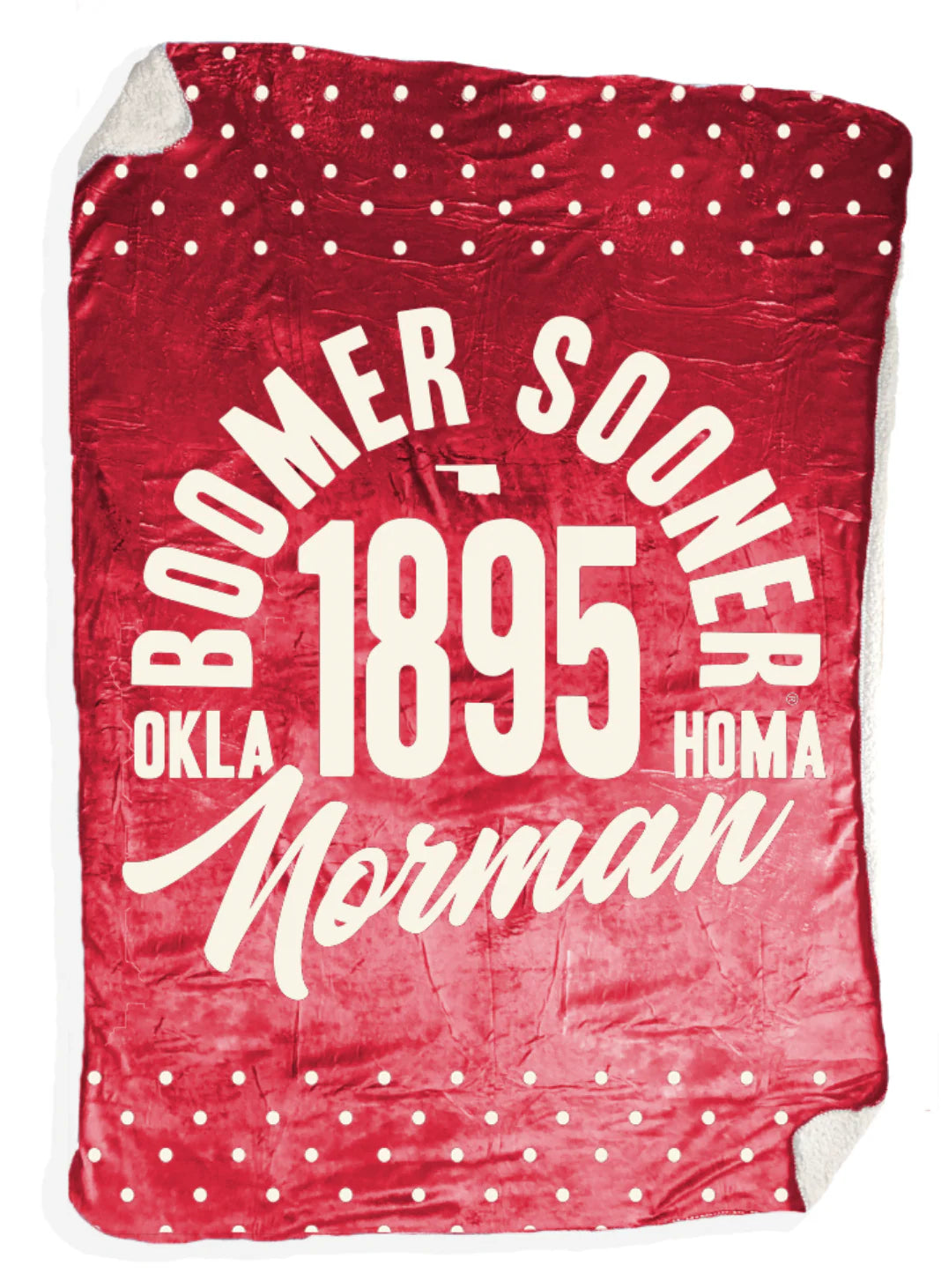 BOOMER SOONER Arch Type *BLANKET* 2025 84" X 57"