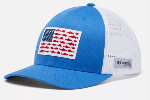 Blue Fish Flag Hat