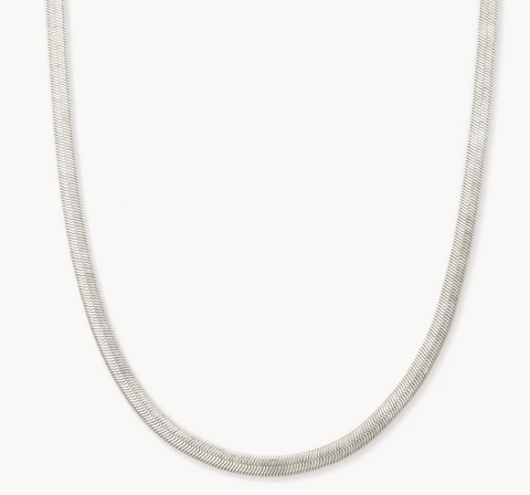 Kassie Chain Necklace in Silver*