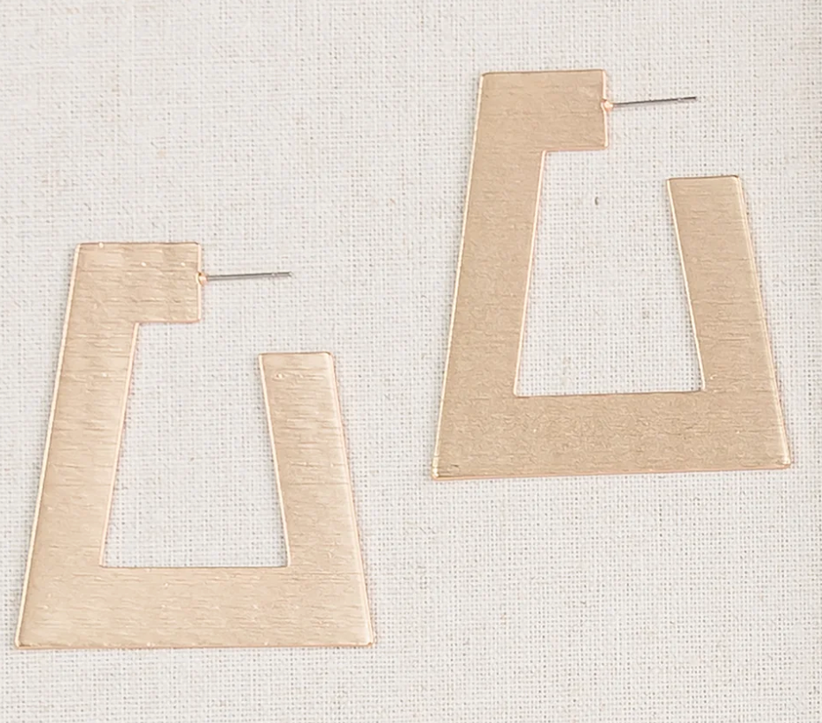 River Earrings ( Gold )