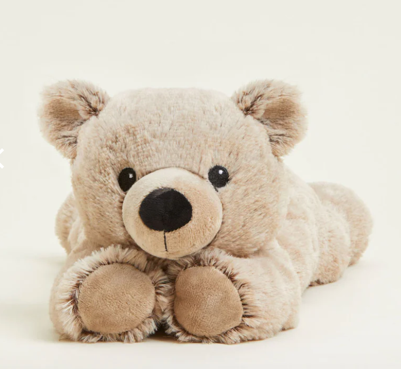 Warmies Microwavable Stuffed Animal. ( Laying BrownBear )