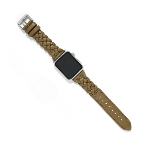 Sutton Braided Olive Leather Band Brighton*W2042L
