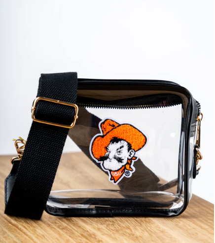 OSU Varsity Patch Crossbody Stadium Purse
