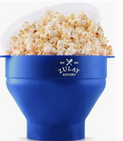 Zulay Kitchen Microwave Popcorn Popper ( Assorted Colors )