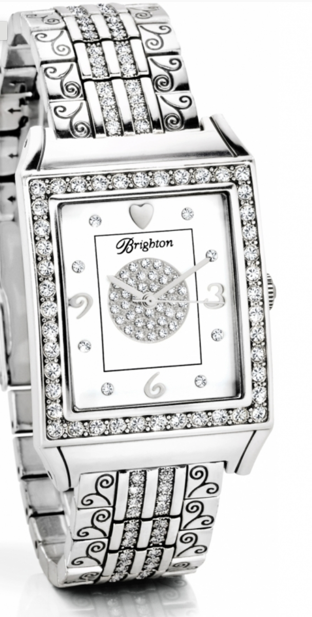 Silver Diamond Bar Watch W40672