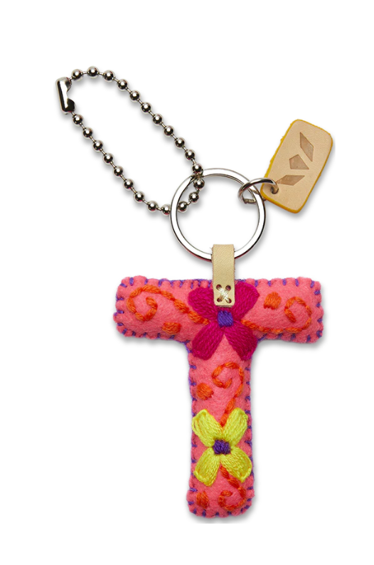 Pink Felt Alphabet Charm ( Assorted )