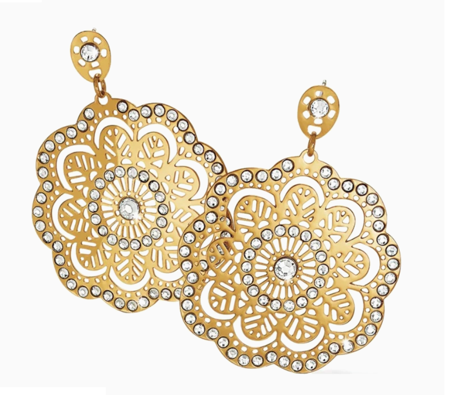 Bella Lace Post Drop Earrings JE3512*