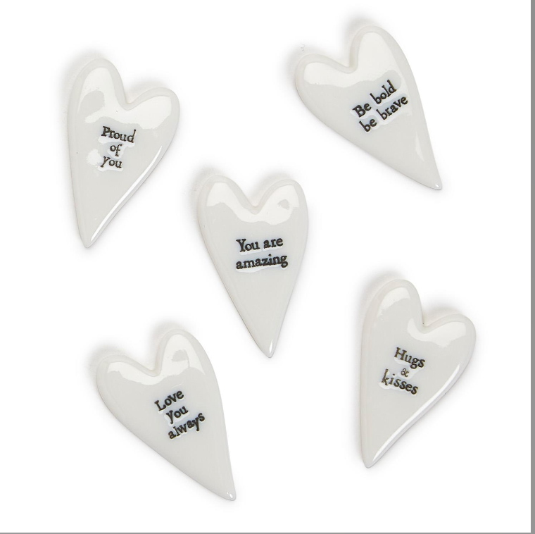 Small Heart/Cross Pebbles ( Assorted )