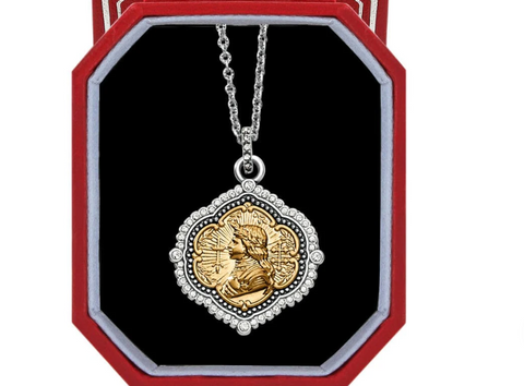 Joan Of Arc Necklace Gift Box JD2632*