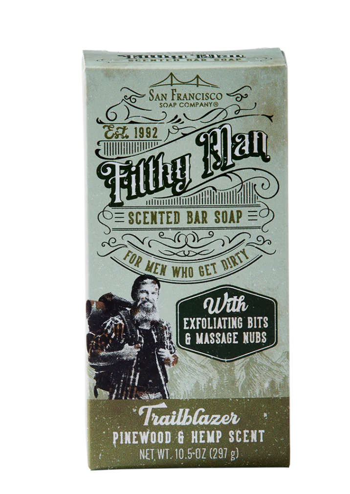 FILTHY MAN Bar Soap 10.5. ( Pinewood & Hemp )