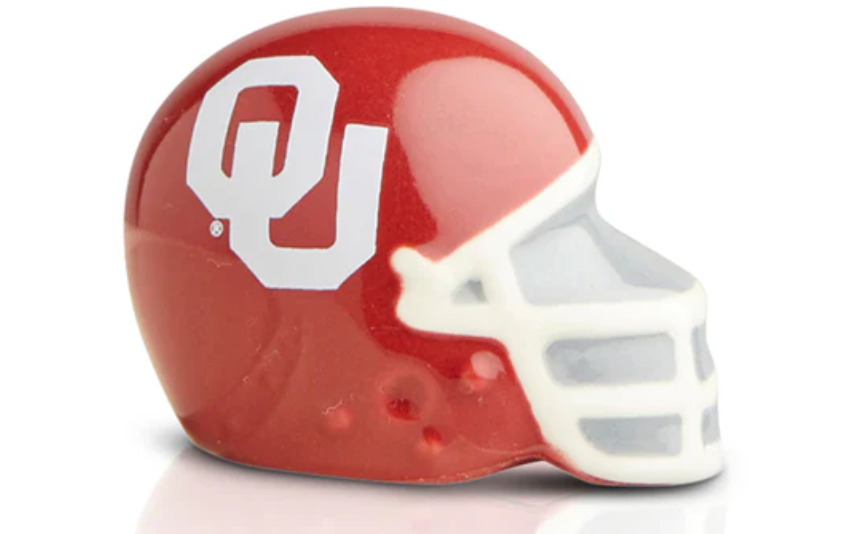 A312 OU Sooners helmet Mini