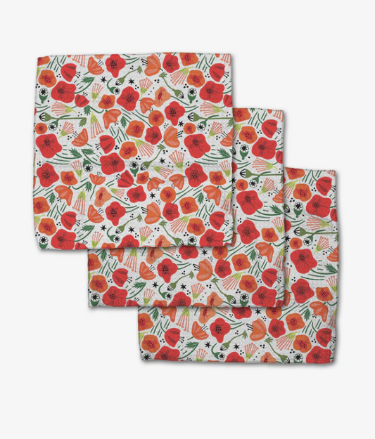 Geometry Dishcloth Set ( Set of 3 ) 10 x10