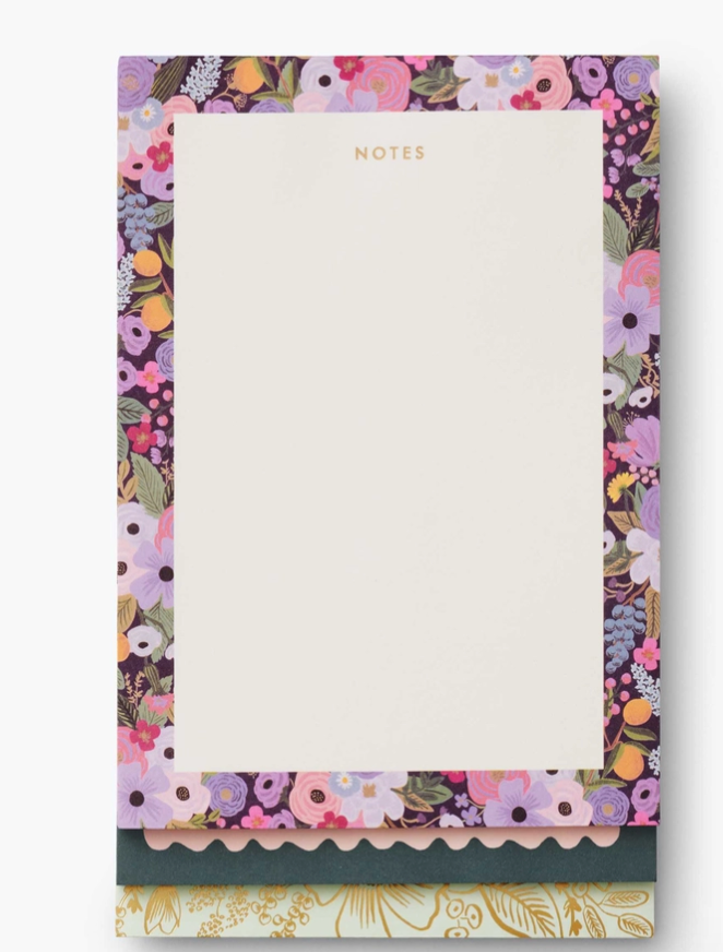 Garden Party Tiered Notepad