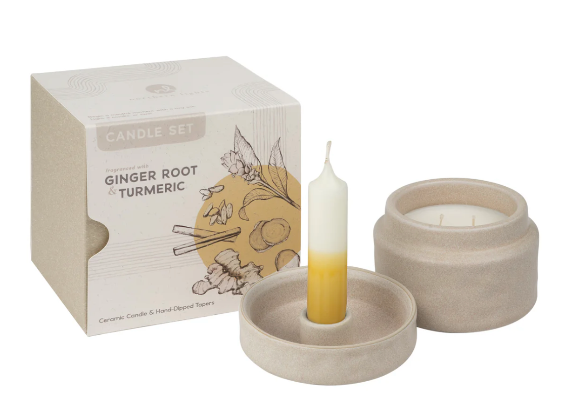 Mindful Moments Candle Set - Ginger Root & Turmeric