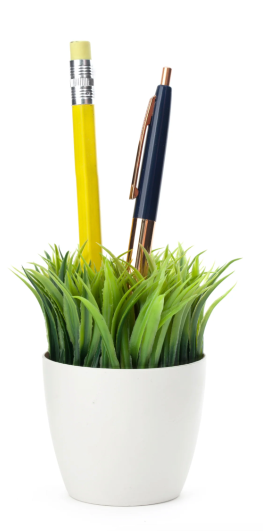 Potted Grass Pen Stand