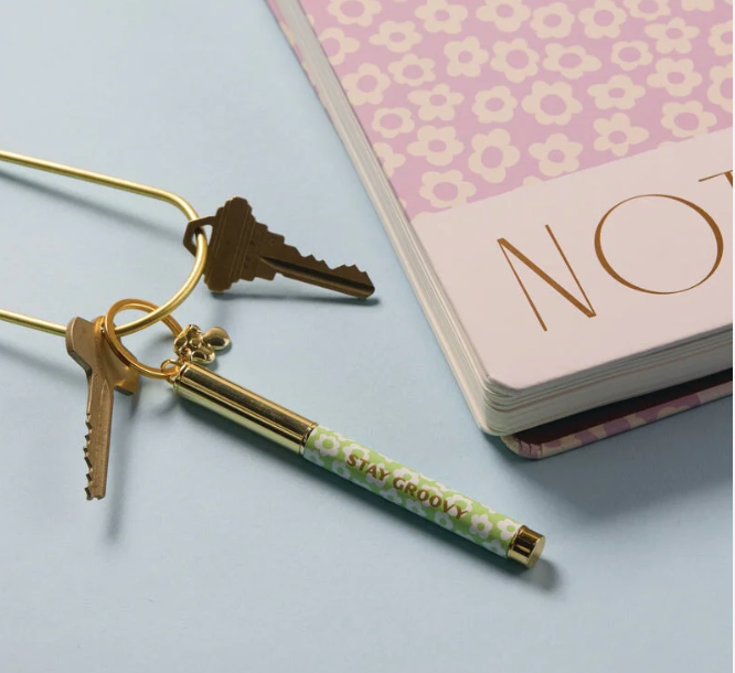Pen Keychain - Stay Groovy