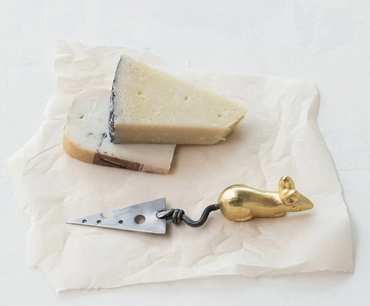 Cheese Knife w/ Cheese Shaped Blade & Mouse Shaped Handle
