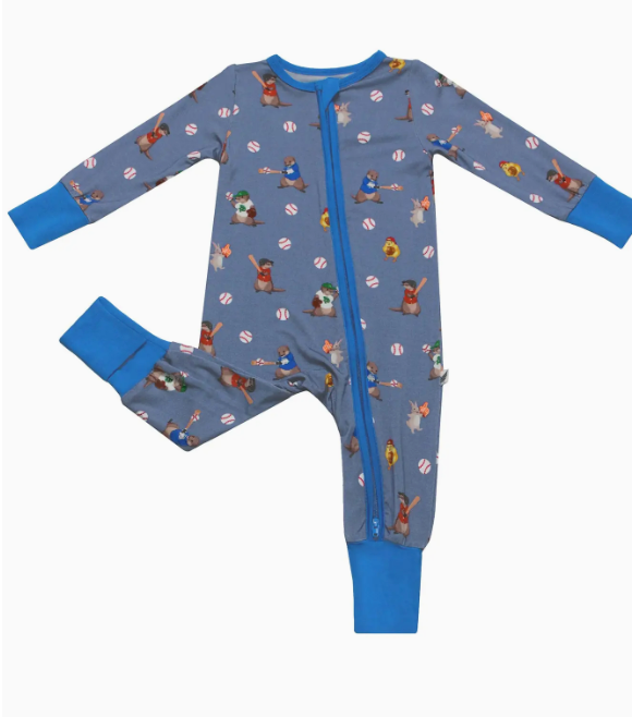 Otter the Ballpark Convertible Footie (NB-3T)