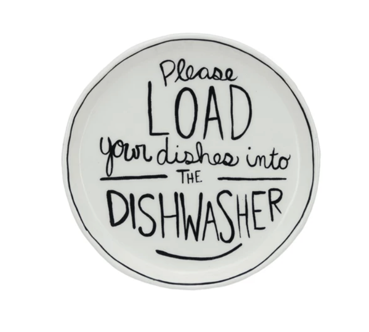 Stoneware Dish w/ Saying (Assorted )