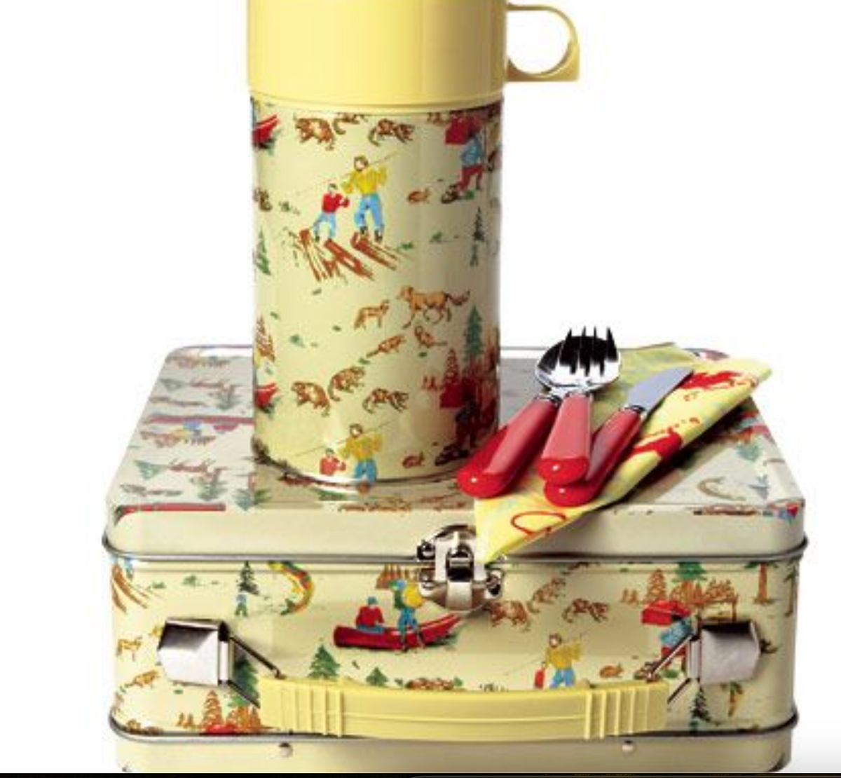 Retro Fun Lunch Box With Thermos – Moxie On Second