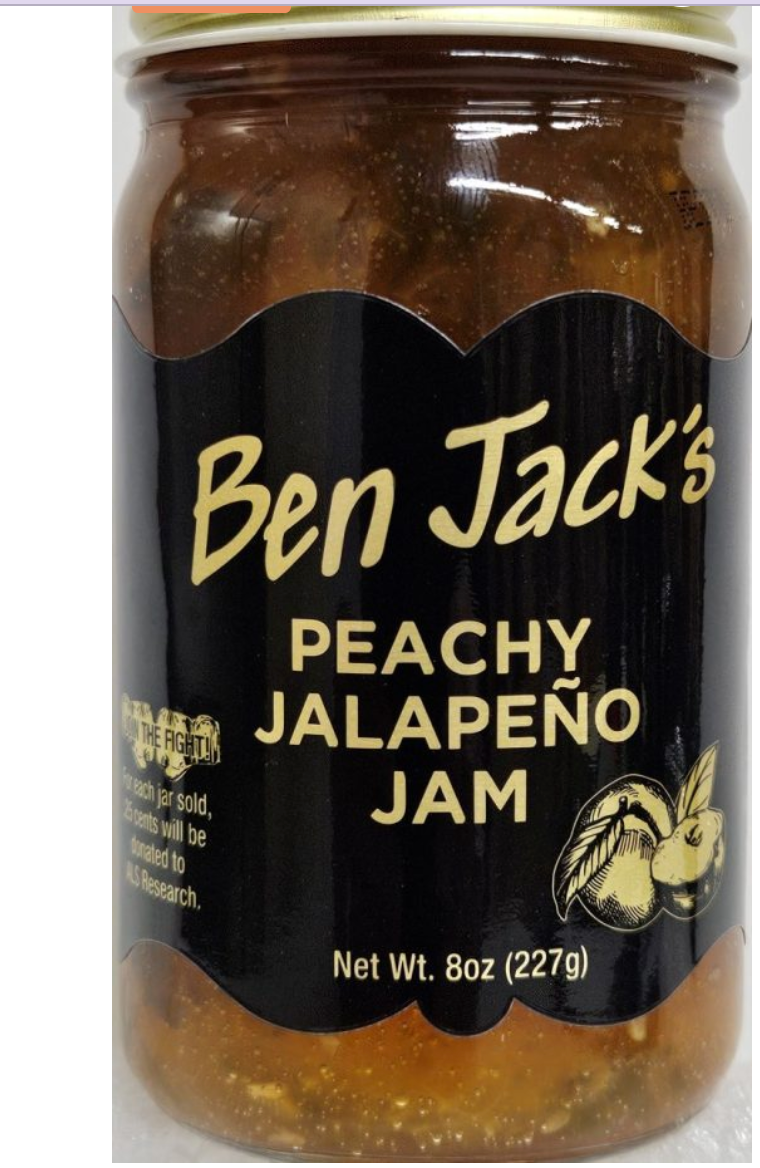 Peachy Jalapeno Jam 8oz.