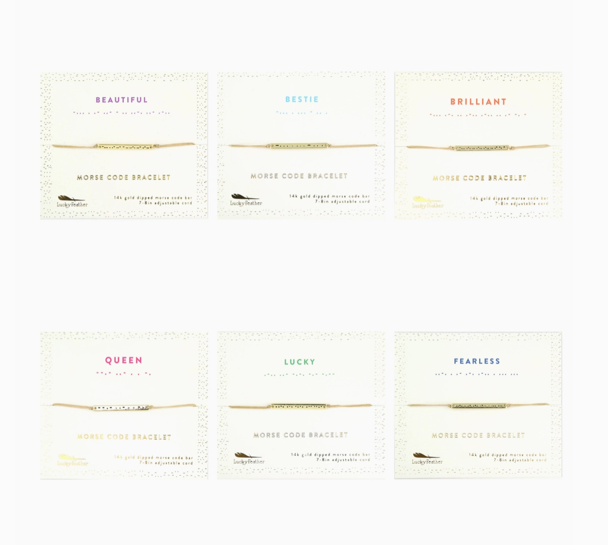 Morse Code Bracelets ( Assorted )