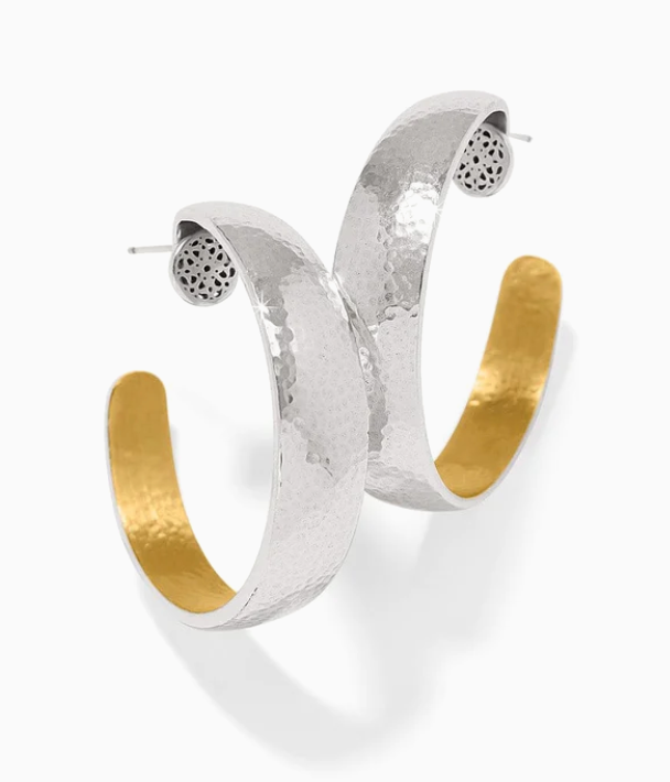 Ferrara Entrata Moon Large Hoop Earrings JA0095*