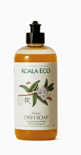 Natural Dish Soap Lemon Myrtle & Mandarin, 16 oz