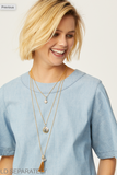 Vivi Delicate Long Charm Necklace JL8295