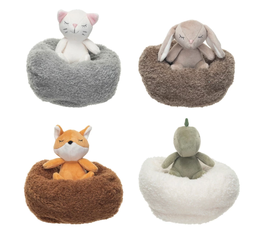 Plush Animal w/ Mini Bean Bag